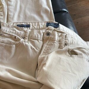 Lucky Brand Men's Straight Jeans in Cream 363 Vintage